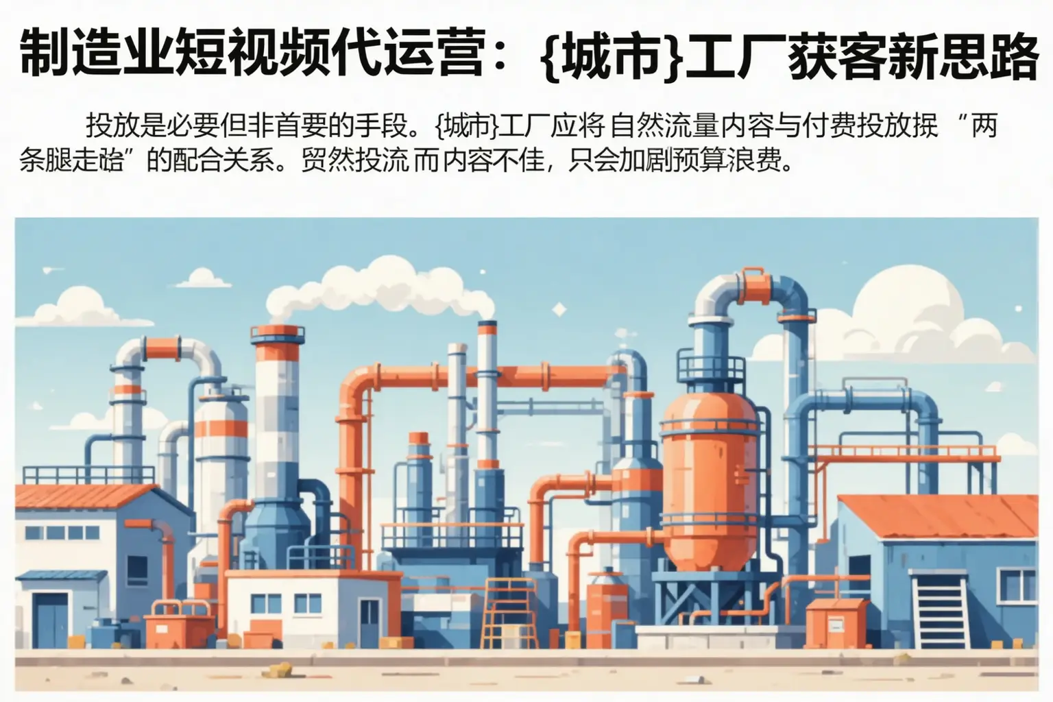 制造业短视频代运营:南岸工厂获客新思路