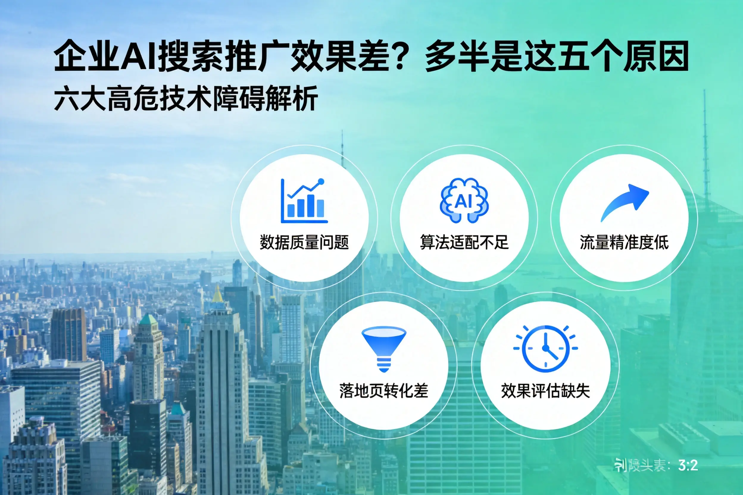 南岸企业AI搜索推广效果差?多半是这五个原因